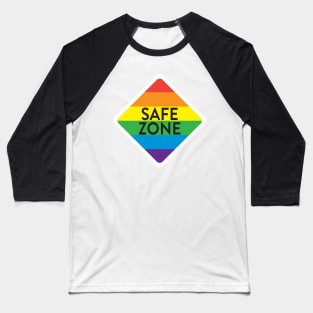 LGBTQ Safe Zone Baseball T-Shirt